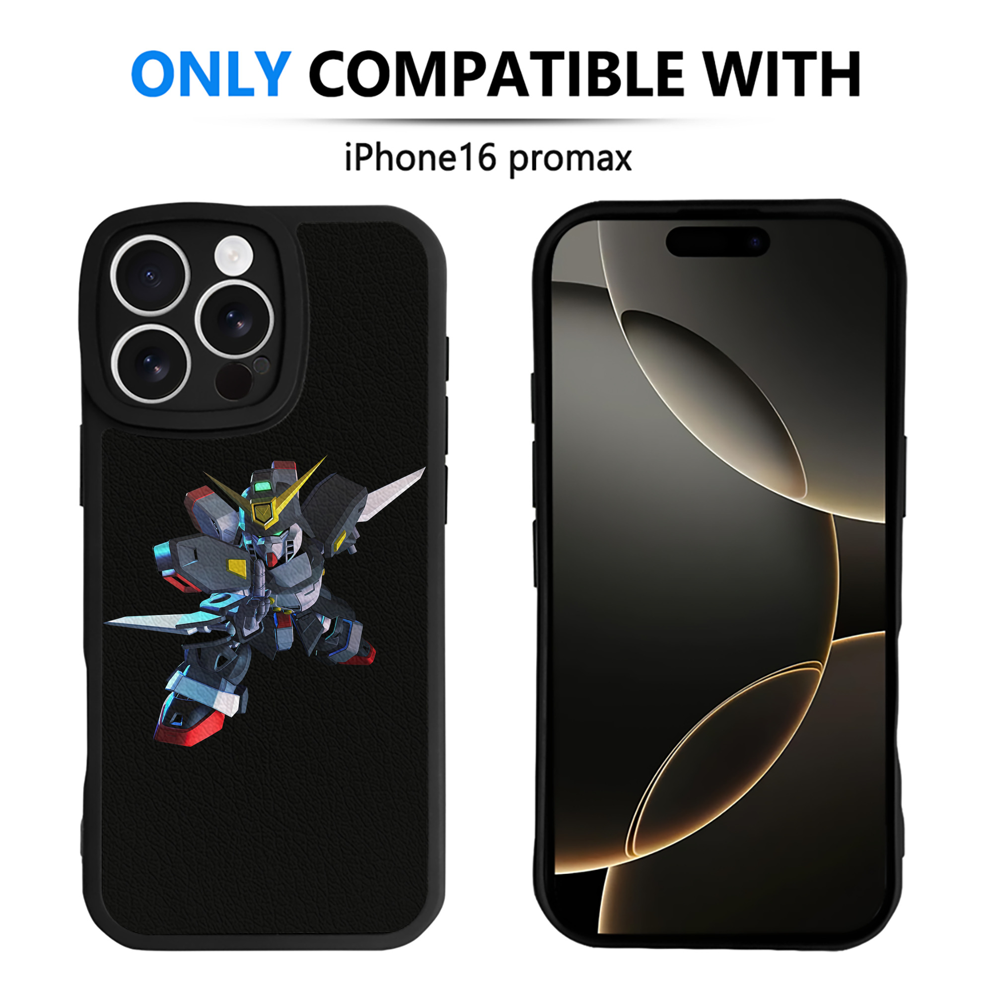 （画像用） 機動戦士ガンダム Mobile Suit Gundam 【iPhone 16シリーズ対応】シリコンスマホケース（レザー調） 材質：シリコン